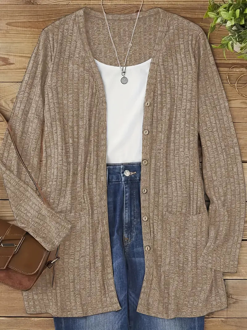Fiorina | Buttoned Long Cardigan