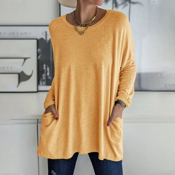 Alessandra | Relaxed Long Sleeve Top