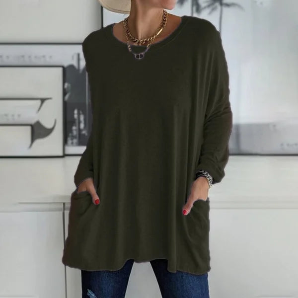 Alessandra | Relaxed Long Sleeve Top