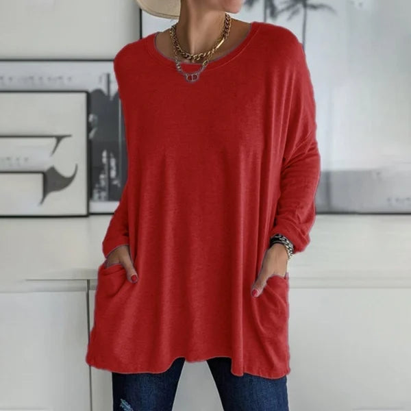 Alessandra | Relaxed Long Sleeve Top