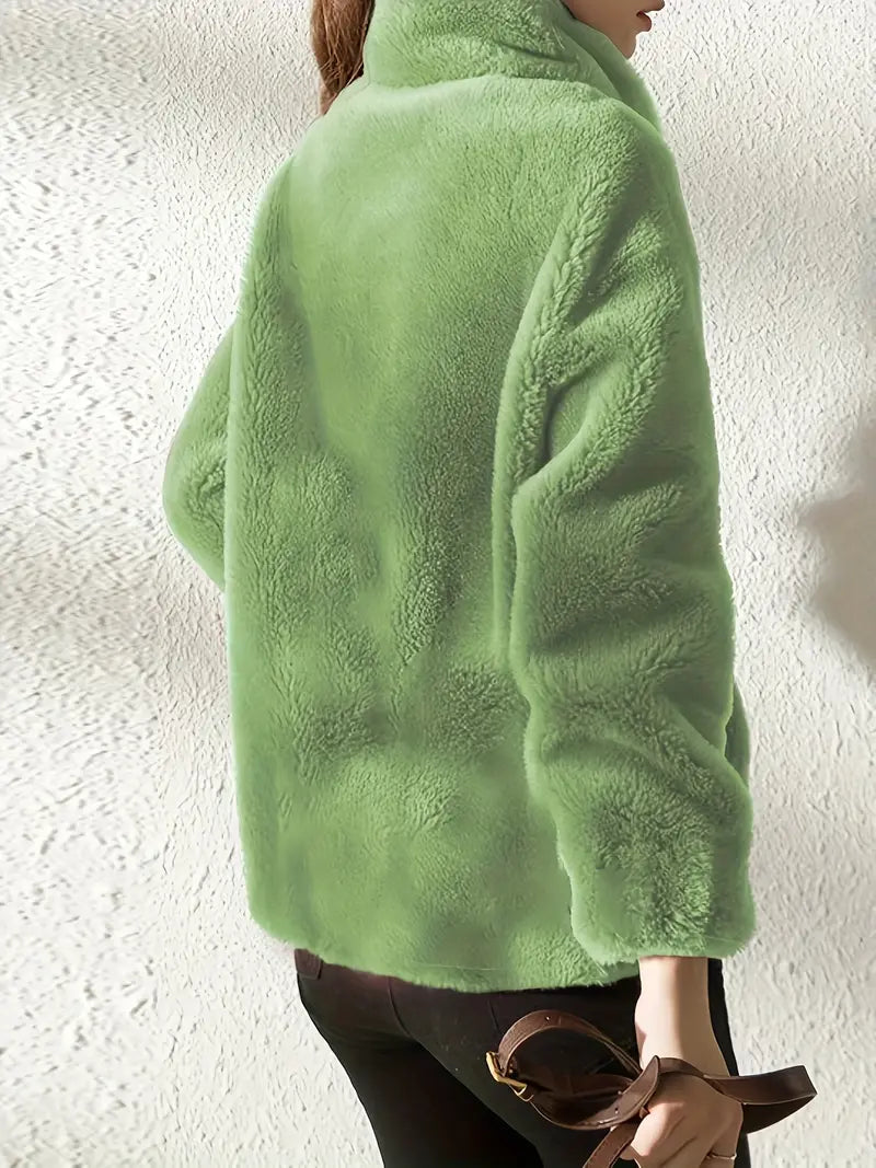Lenore | Stylish Furry Fleece Jacket