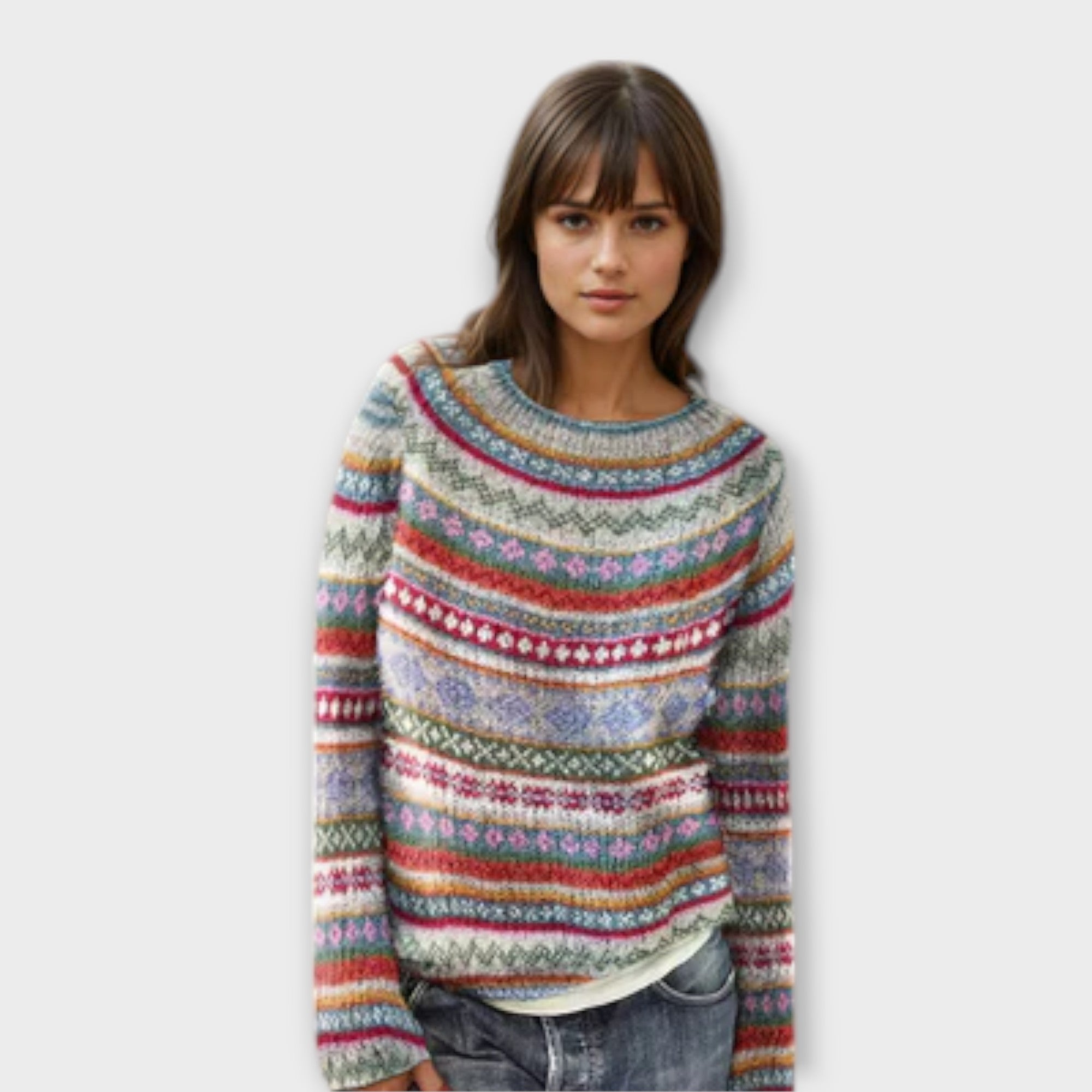 Elarine | Casual & Cozy Striped Sweater