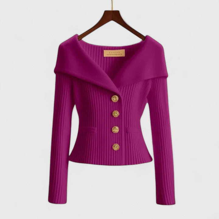 Carenza | Elegant Off-Shoulder Women’s Blazer
