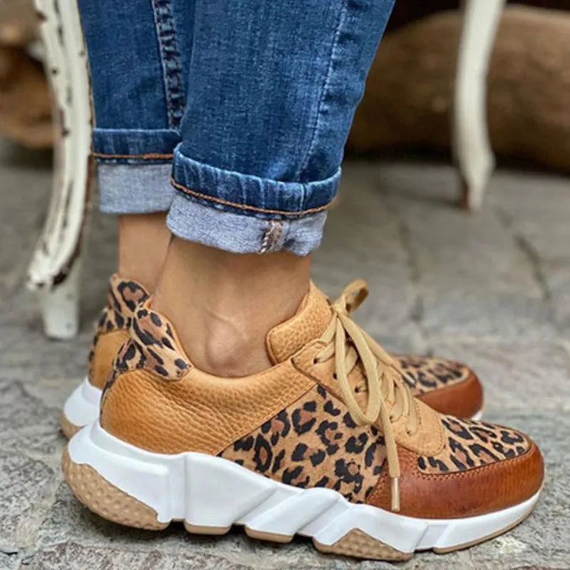 Eliana | Comfortable Leopard Sneakers