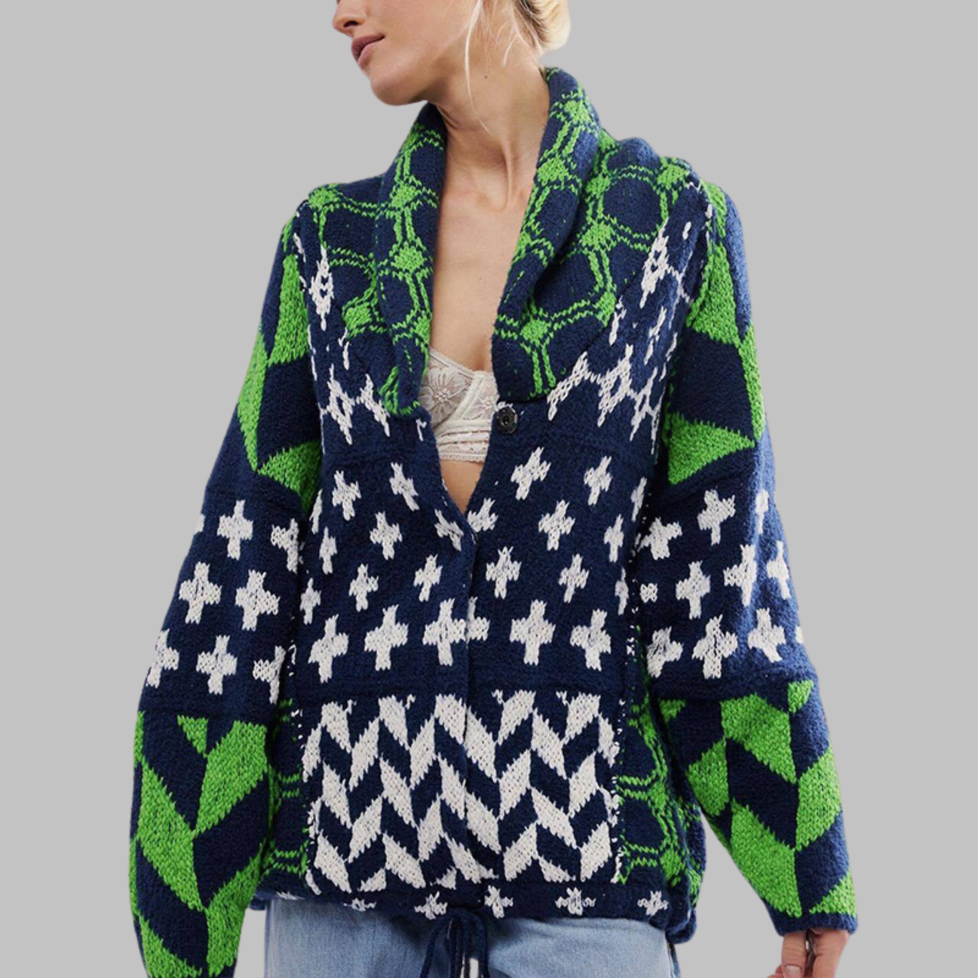Seralyn | Classic Vintage Knit Cardigan