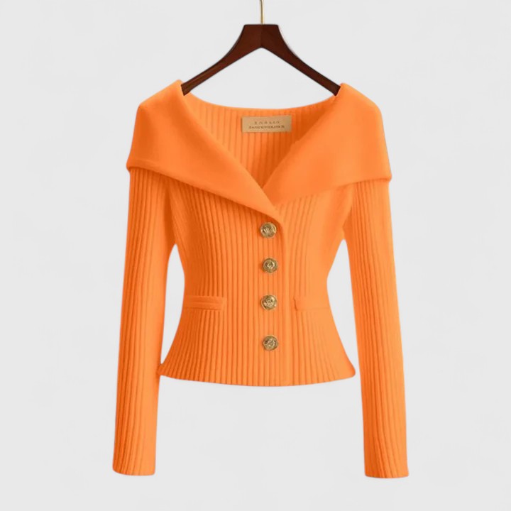 Carenza | Elegant Off-Shoulder Women’s Blazer