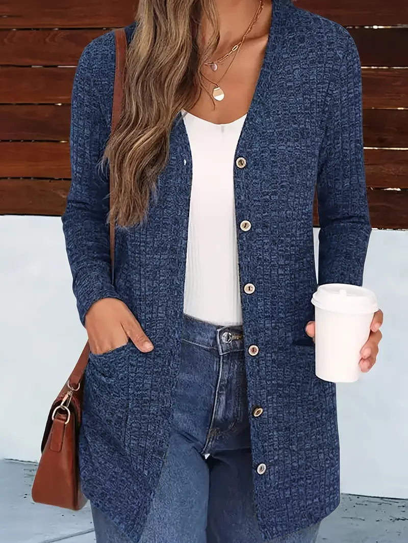Fiorina | Buttoned Long Cardigan