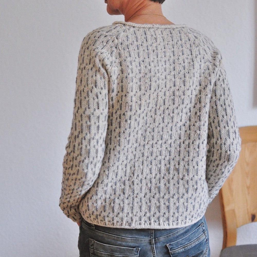 Meliora | Gray Sweater with Boat Neck
