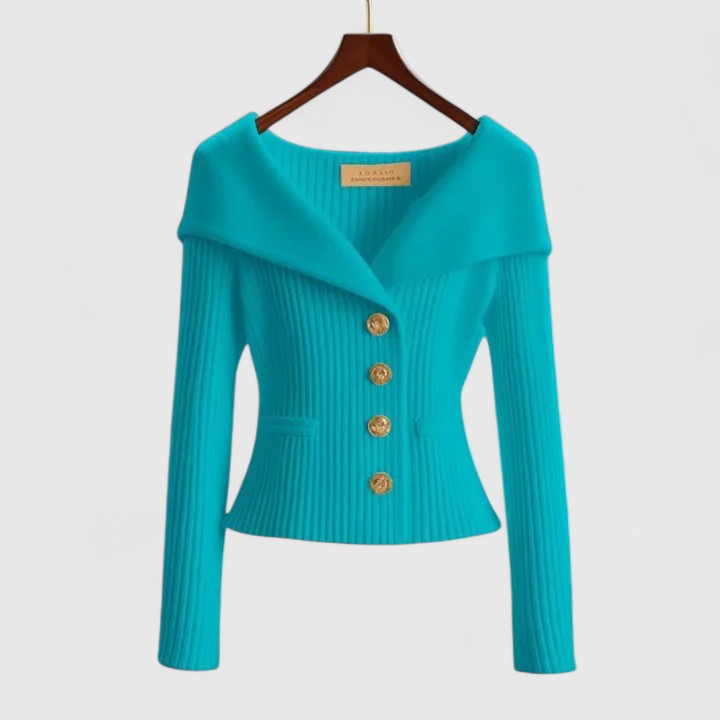 Carenza | Elegant Off-Shoulder Women’s Blazer