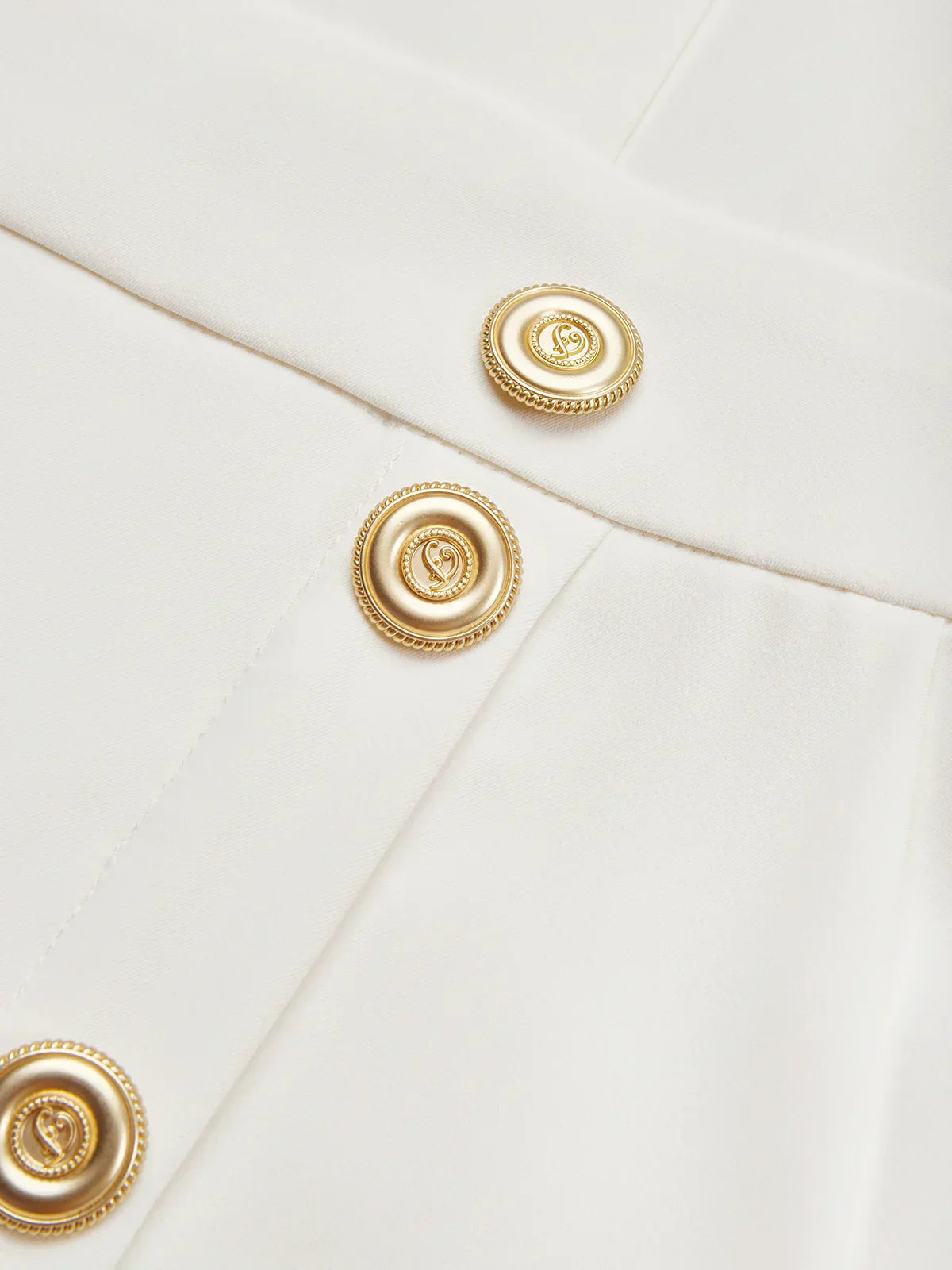 Coraline | Solid Button-Slit Midi Dress