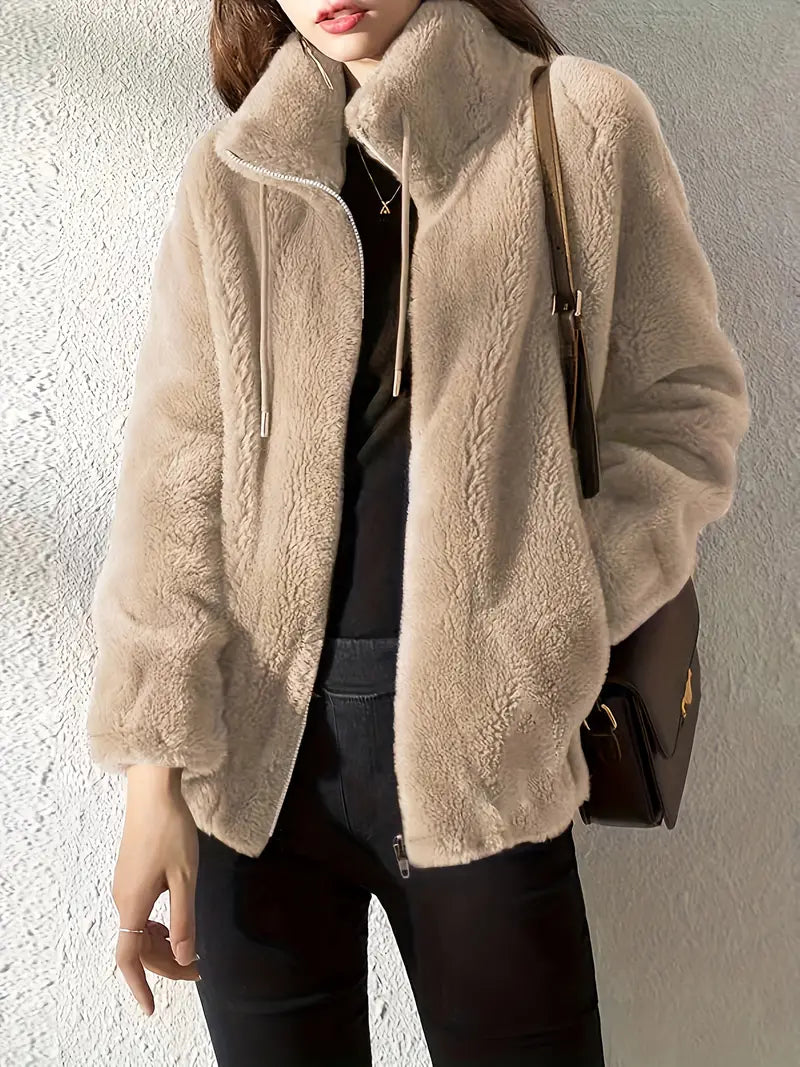 Lenore | Stylish Furry Fleece Jacket