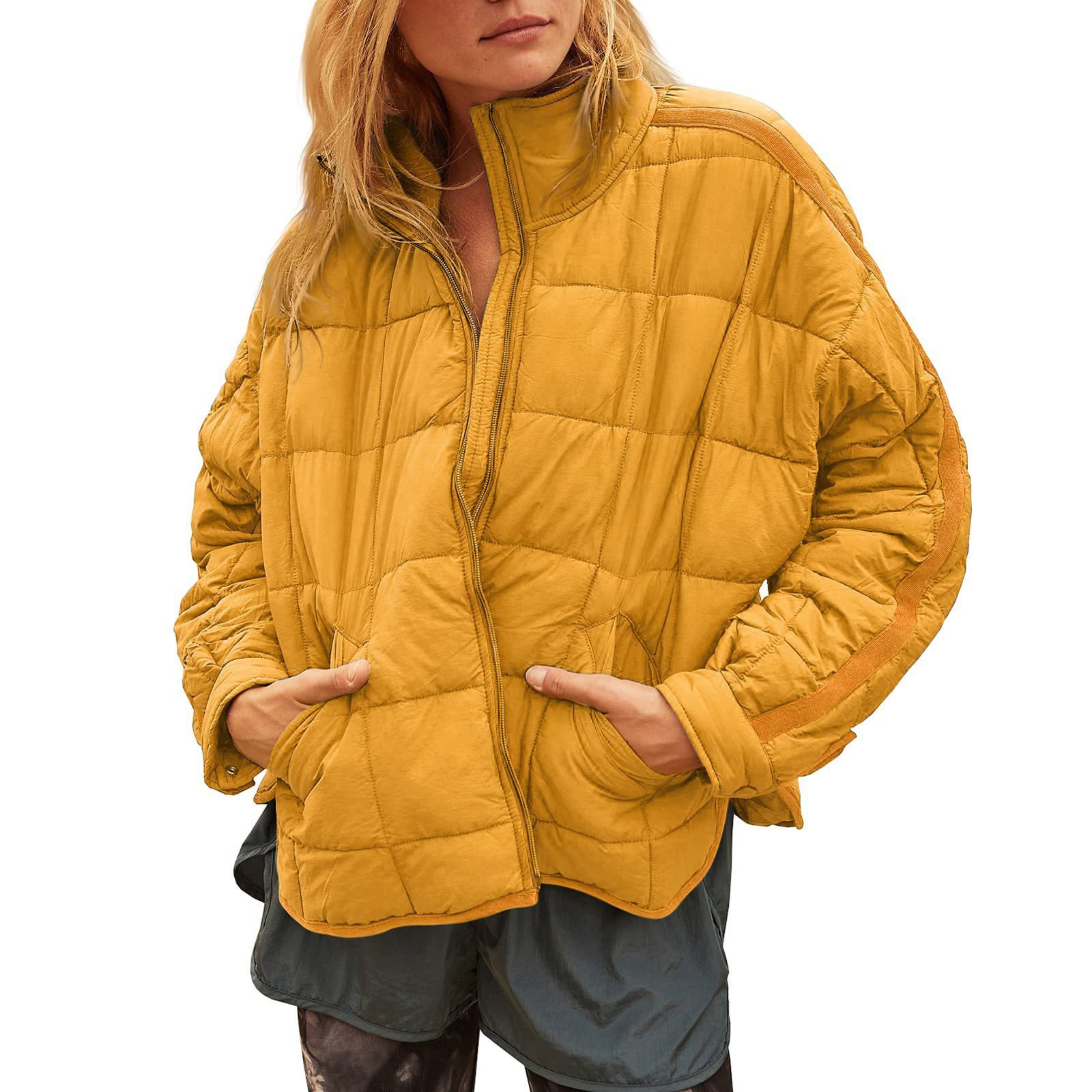 Zenna | Lightweight Compact Zip Puffer Jacket