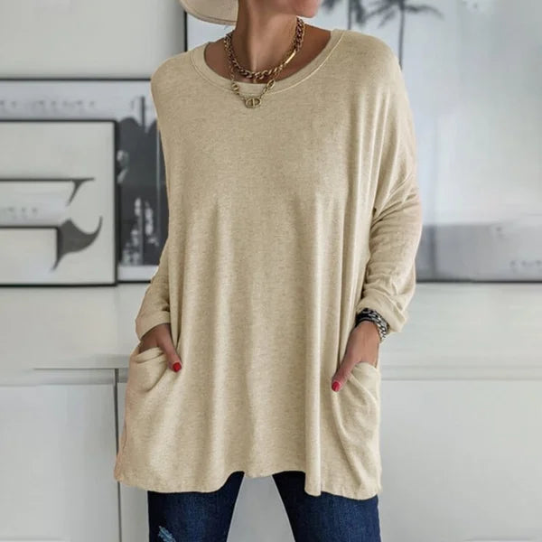 Alessandra | Relaxed Long Sleeve Top