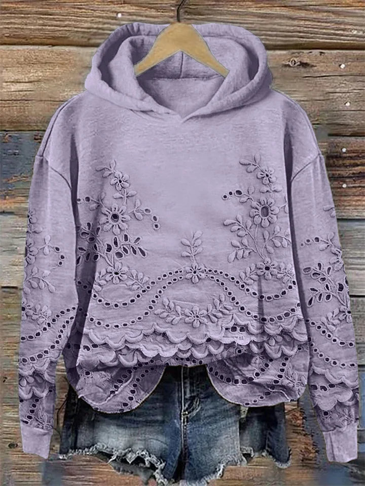 Rowena | Sweater with Lace Details