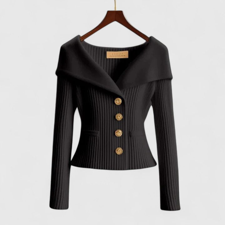 Carenza | Elegant Off-Shoulder Women’s Blazer