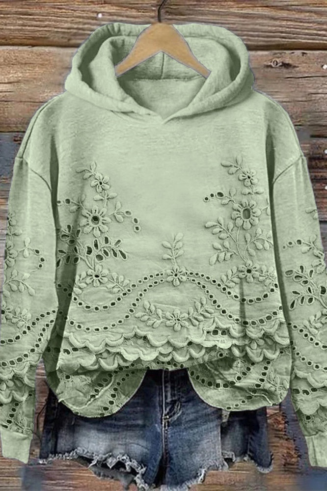 Elarisse | Meadow Lace Hoodie