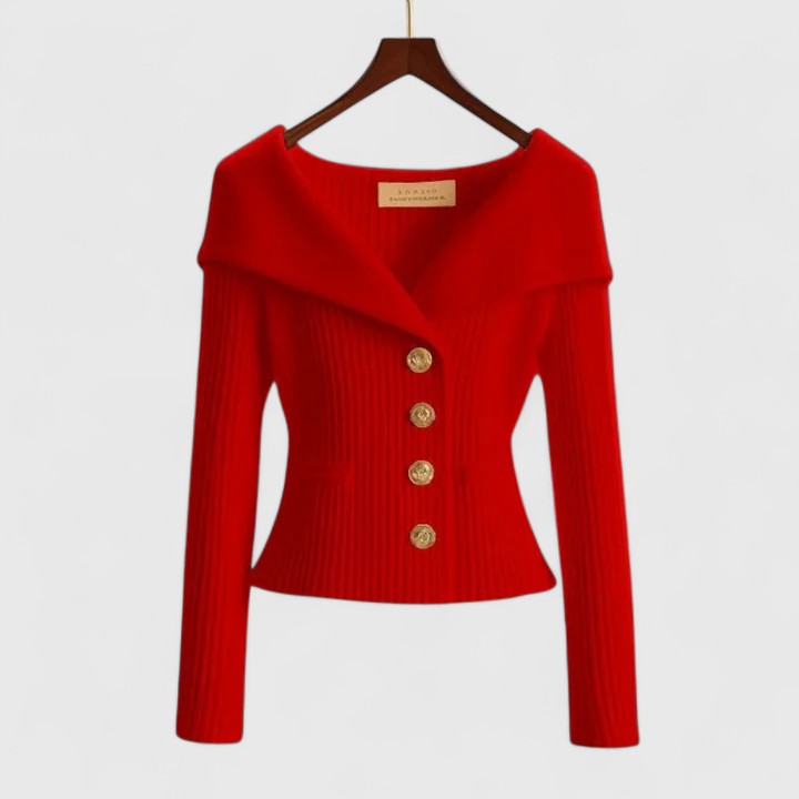 Carenza | Elegant Off-Shoulder Women’s Blazer