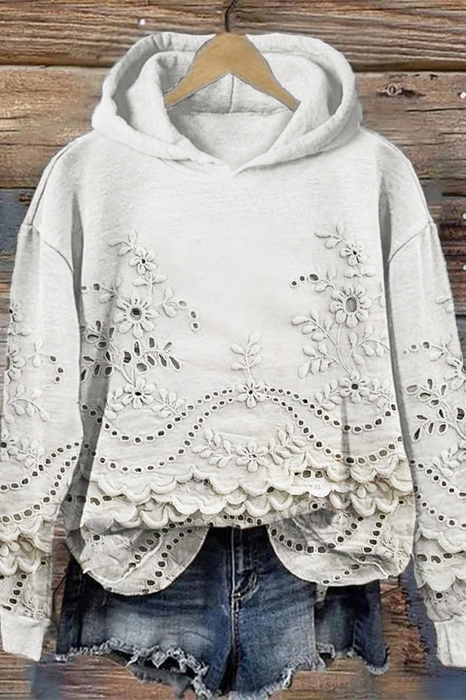 Elarisse | Meadow Lace Hoodie