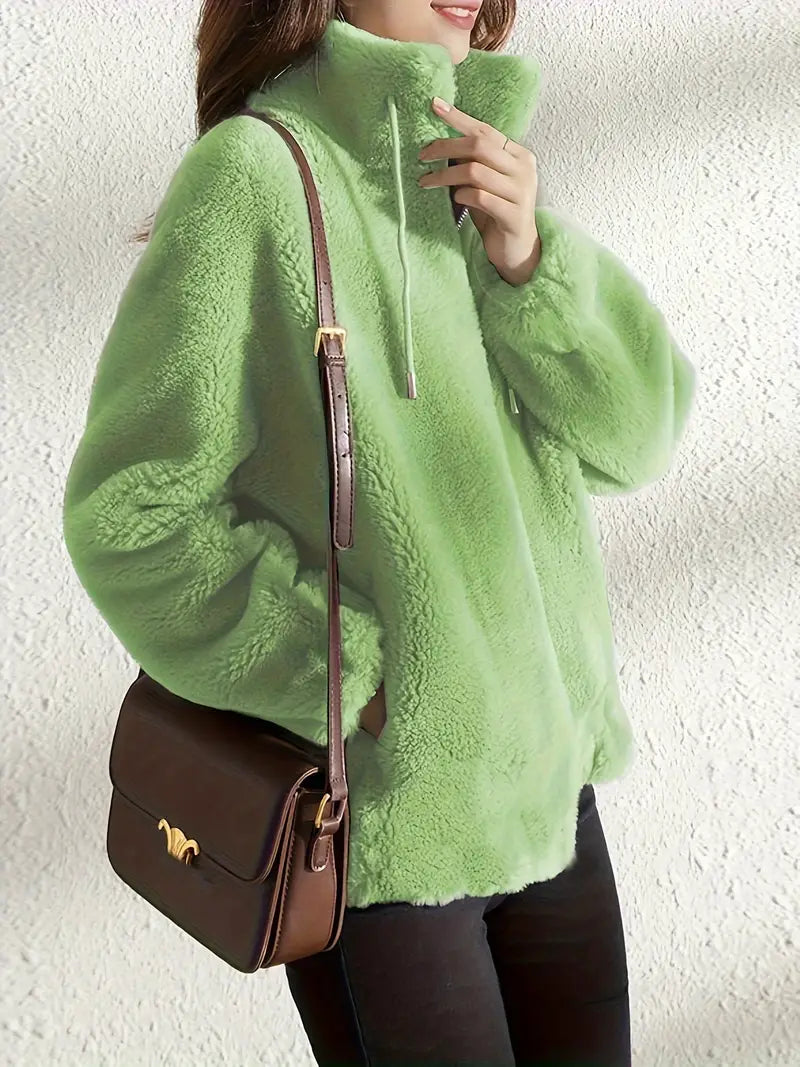 Lenore | Stylish Furry Fleece Jacket