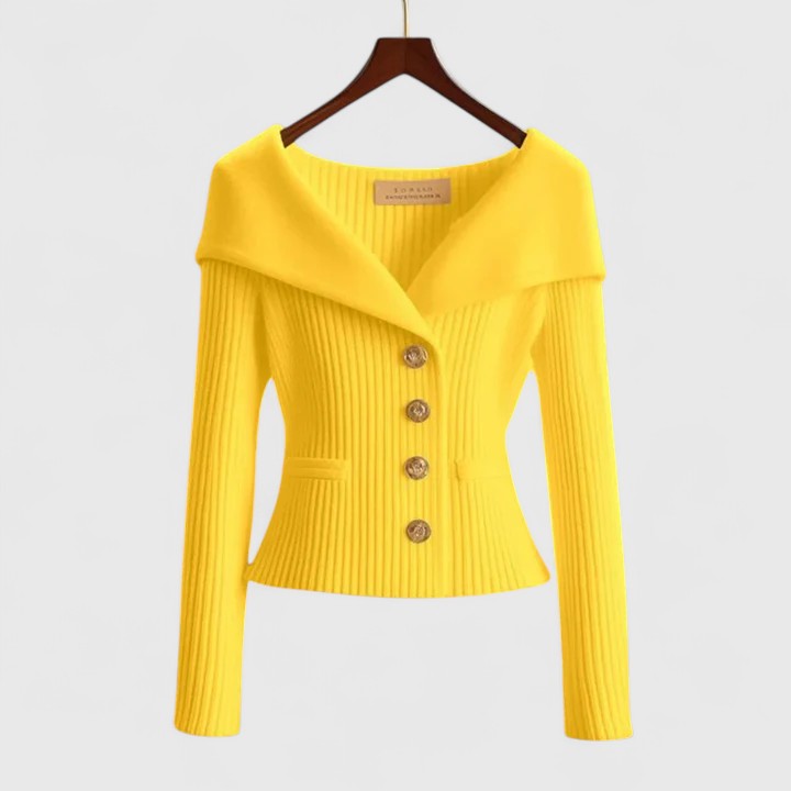 Carenza | Elegant Off-Shoulder Women’s Blazer