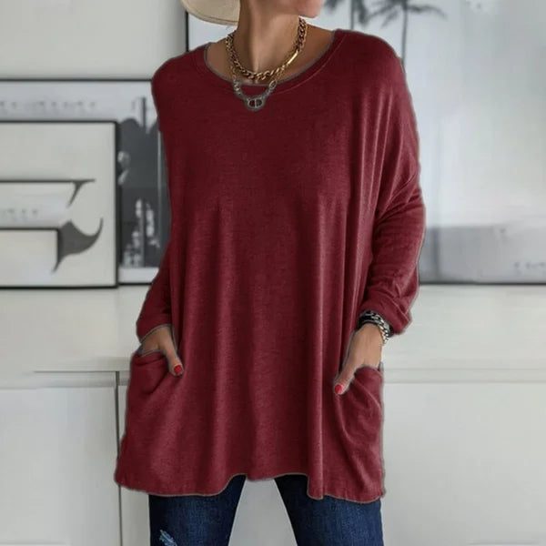 Alessandra | Relaxed Long Sleeve Top