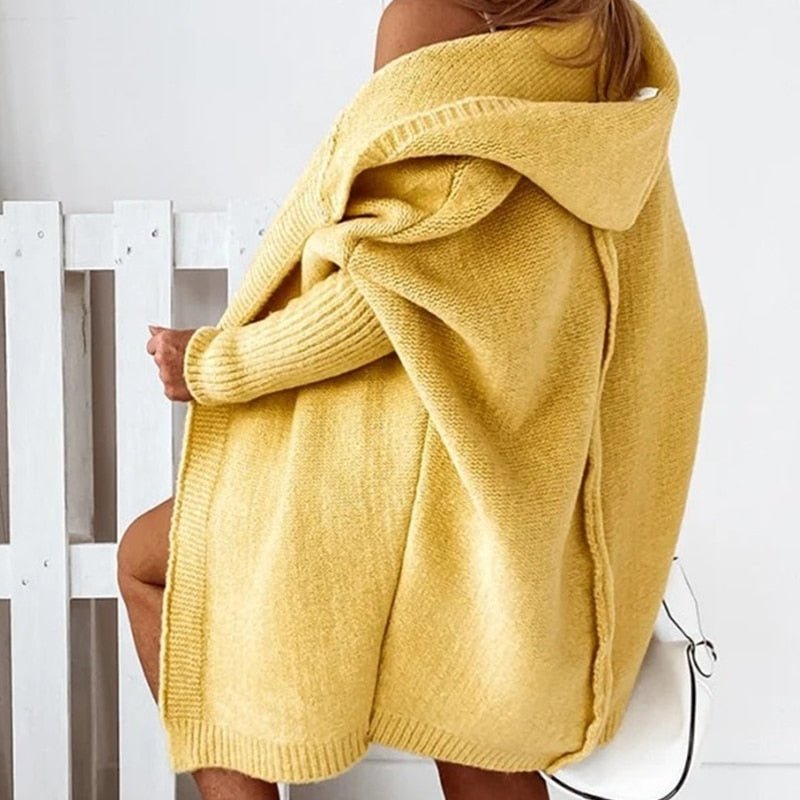 Gisella | Hooded Knit Cardigan