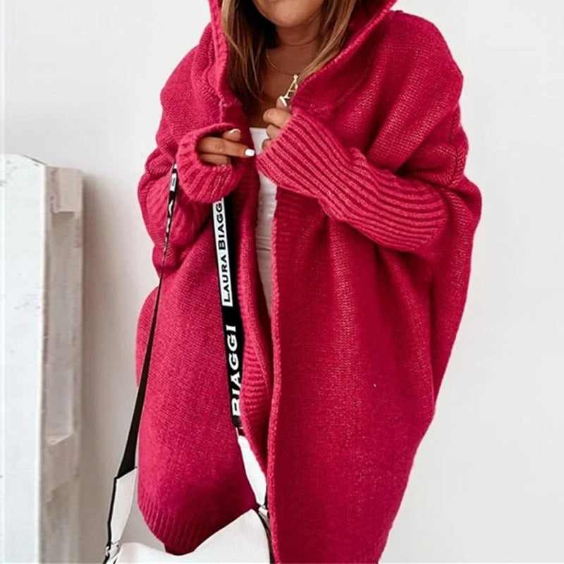 Gisella | Hooded Knit Cardigan