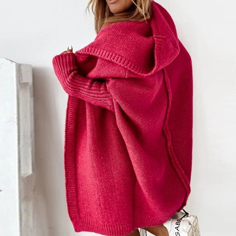 Gisella | Hooded Knit Cardigan