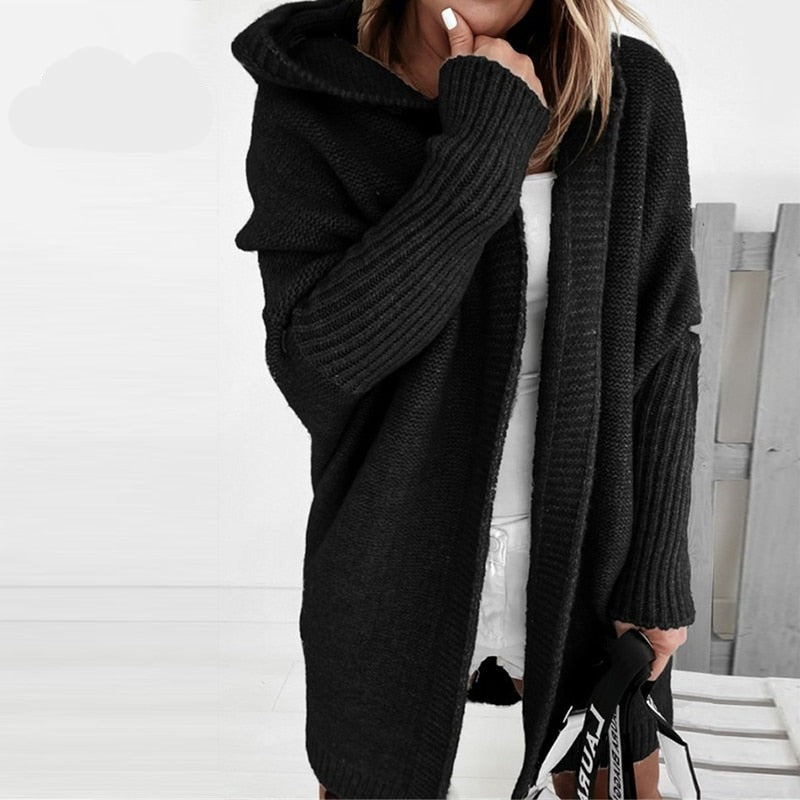 Gisella | Hooded Knit Cardigan