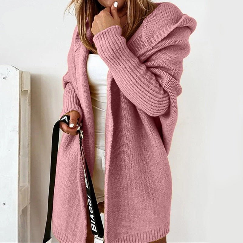 Gisella | Hooded Knit Cardigan
