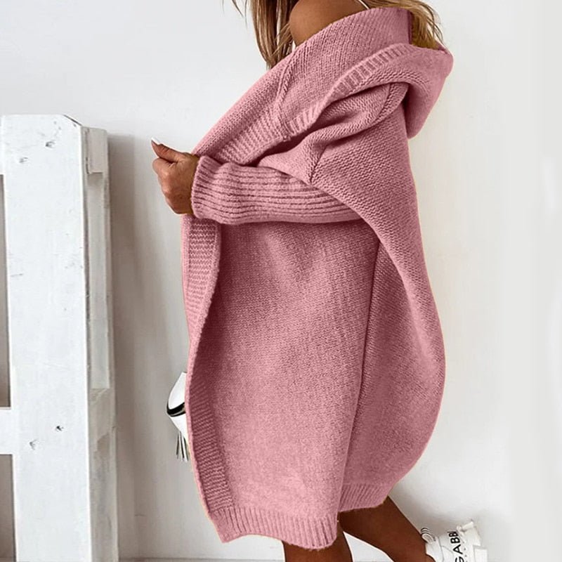 Gisella | Hooded Knit Cardigan