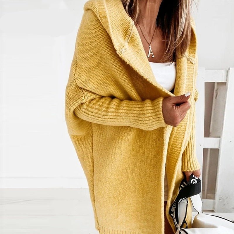 Gisella | Hooded Knit Cardigan