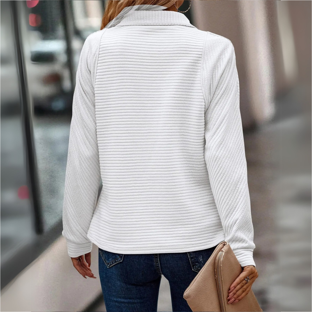 Camille | Half-Zip Detailed Pullover
