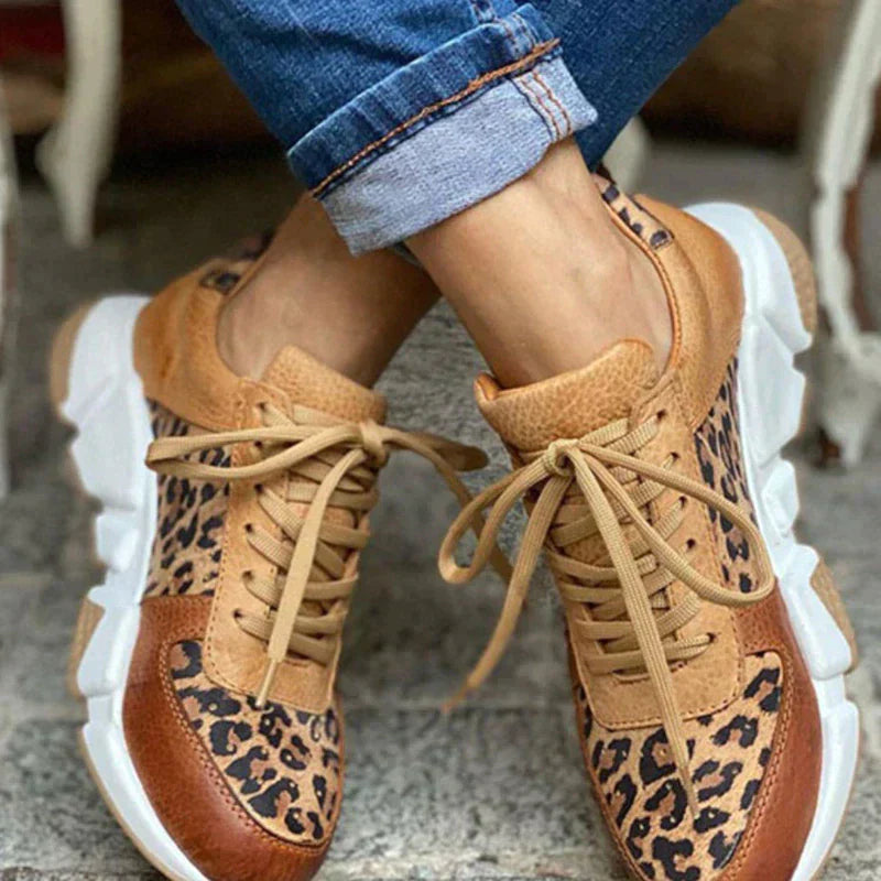 Eliana | Comfortable Leopard Sneakers