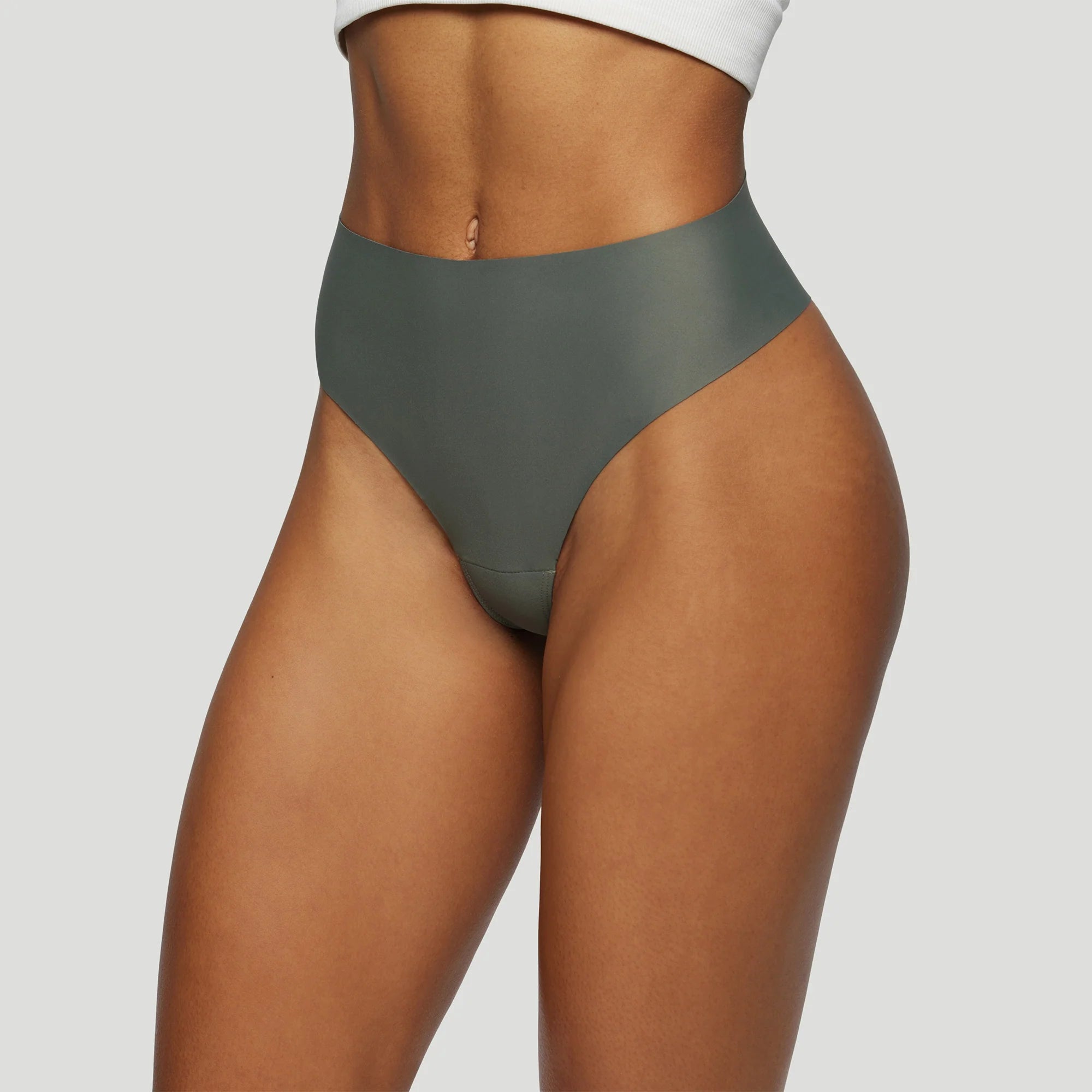 Invisible Seamless Thong Highrise