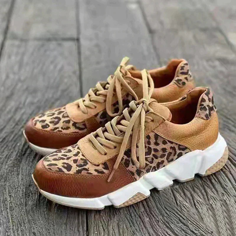 Eliana | Comfortable Leopard Sneakers