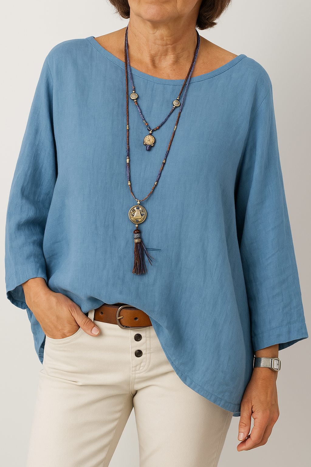 Saphira | Oversized Blouse & Breezy Fit
