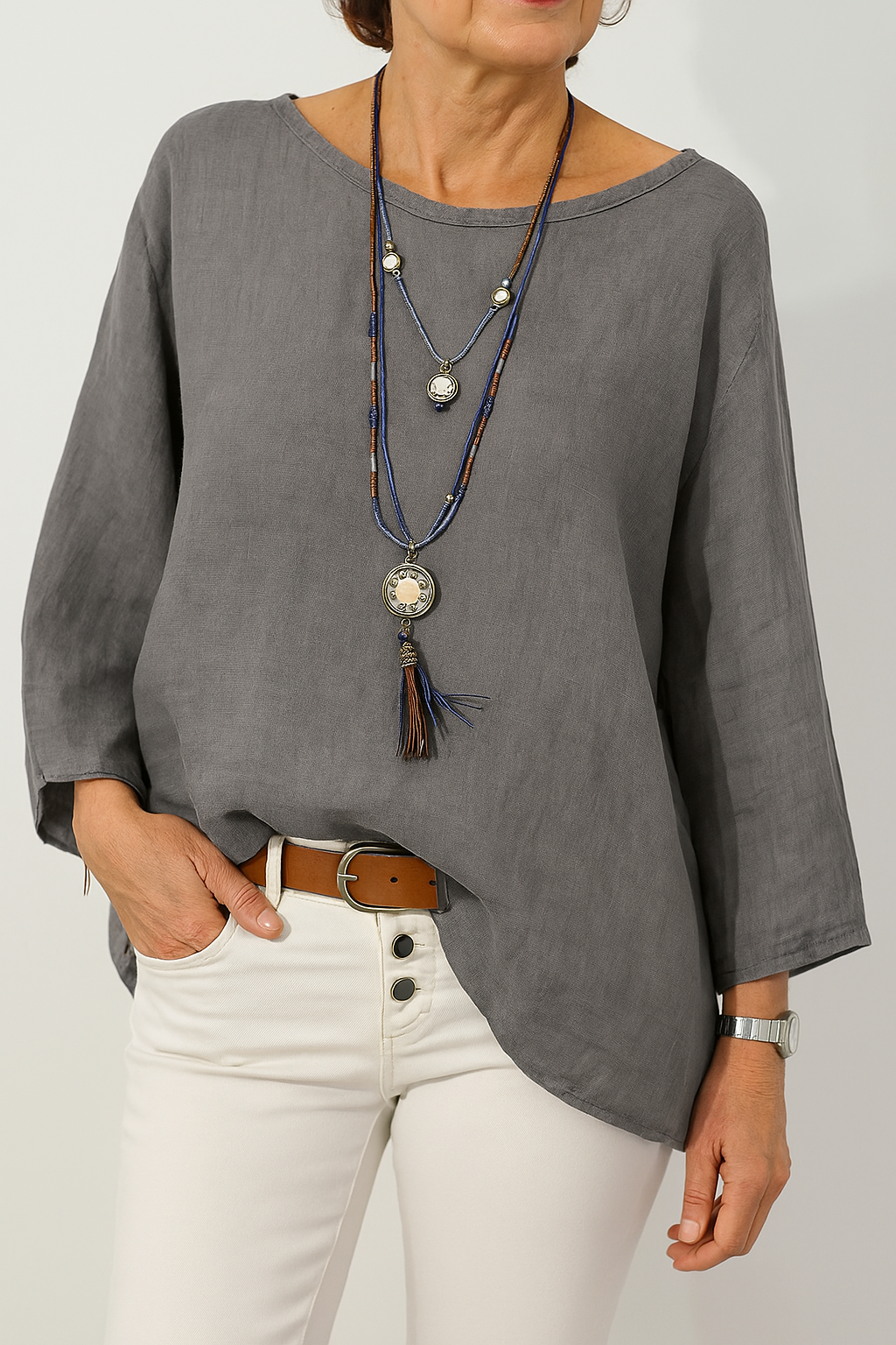 Saphira | Oversized Blouse & Breezy Fit