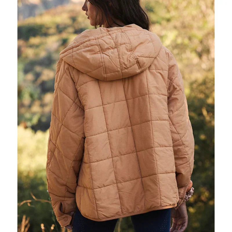 Claribel | Elegant Long Sleeve Puffer Jacket