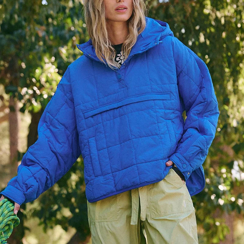 Claribel | Elegant Long Sleeve Puffer Jacket