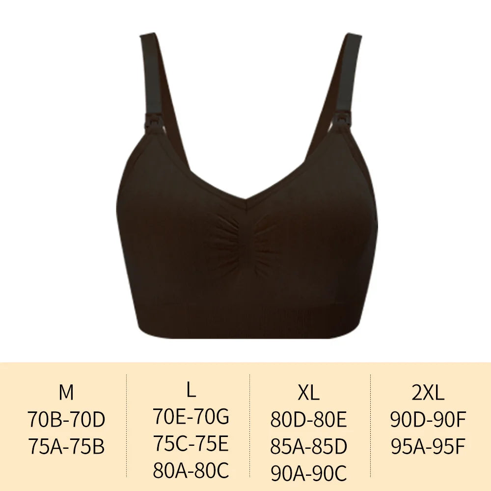 Front Buckle Nursing Bra