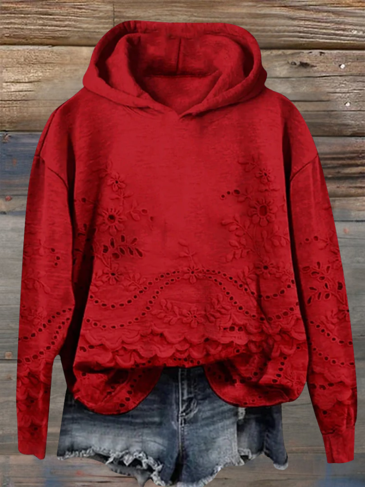 Rowena | Sweater with Lace Details