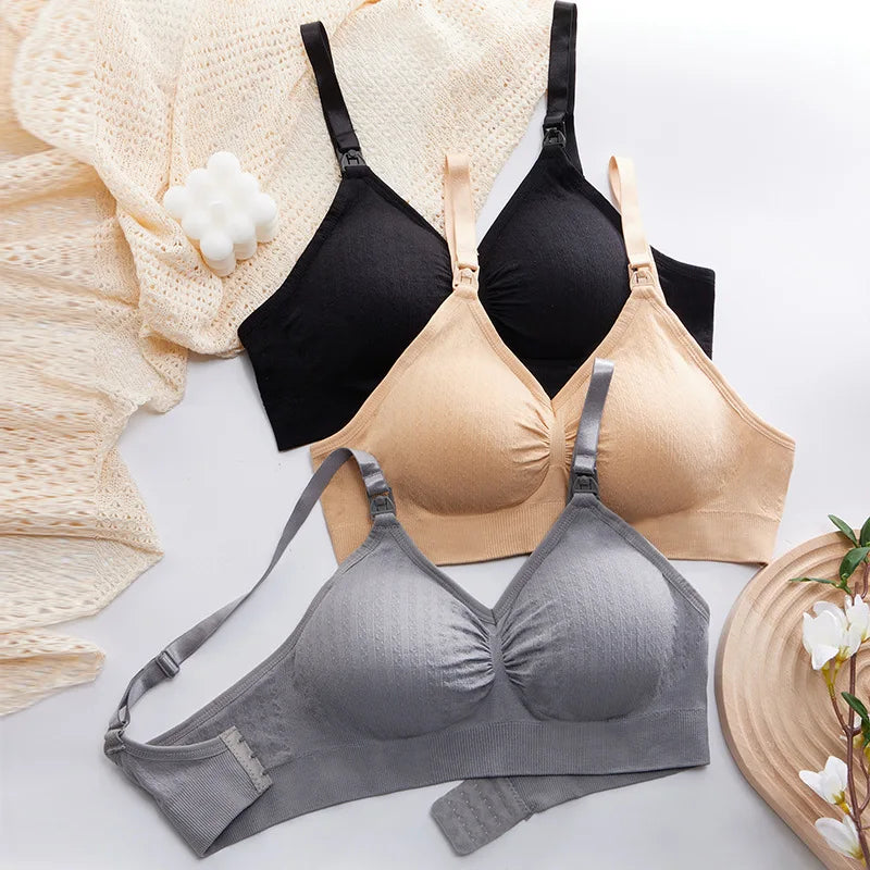 Front Buckle Nursing Bra