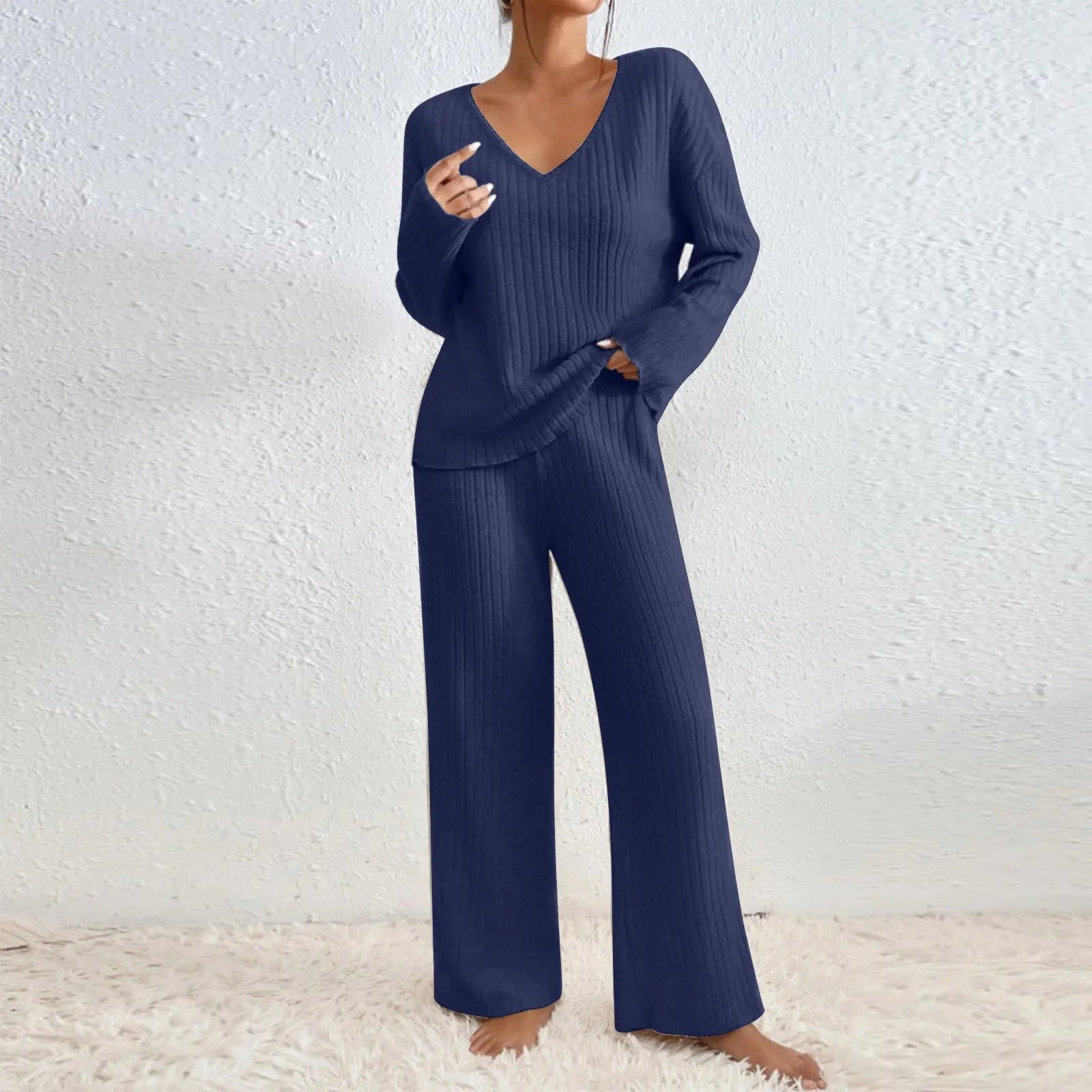 Florine | Two-piece set with Straight Pants