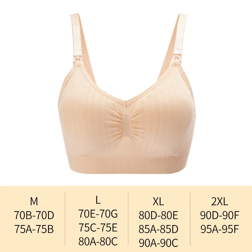 Front Buckle Nursing Bra