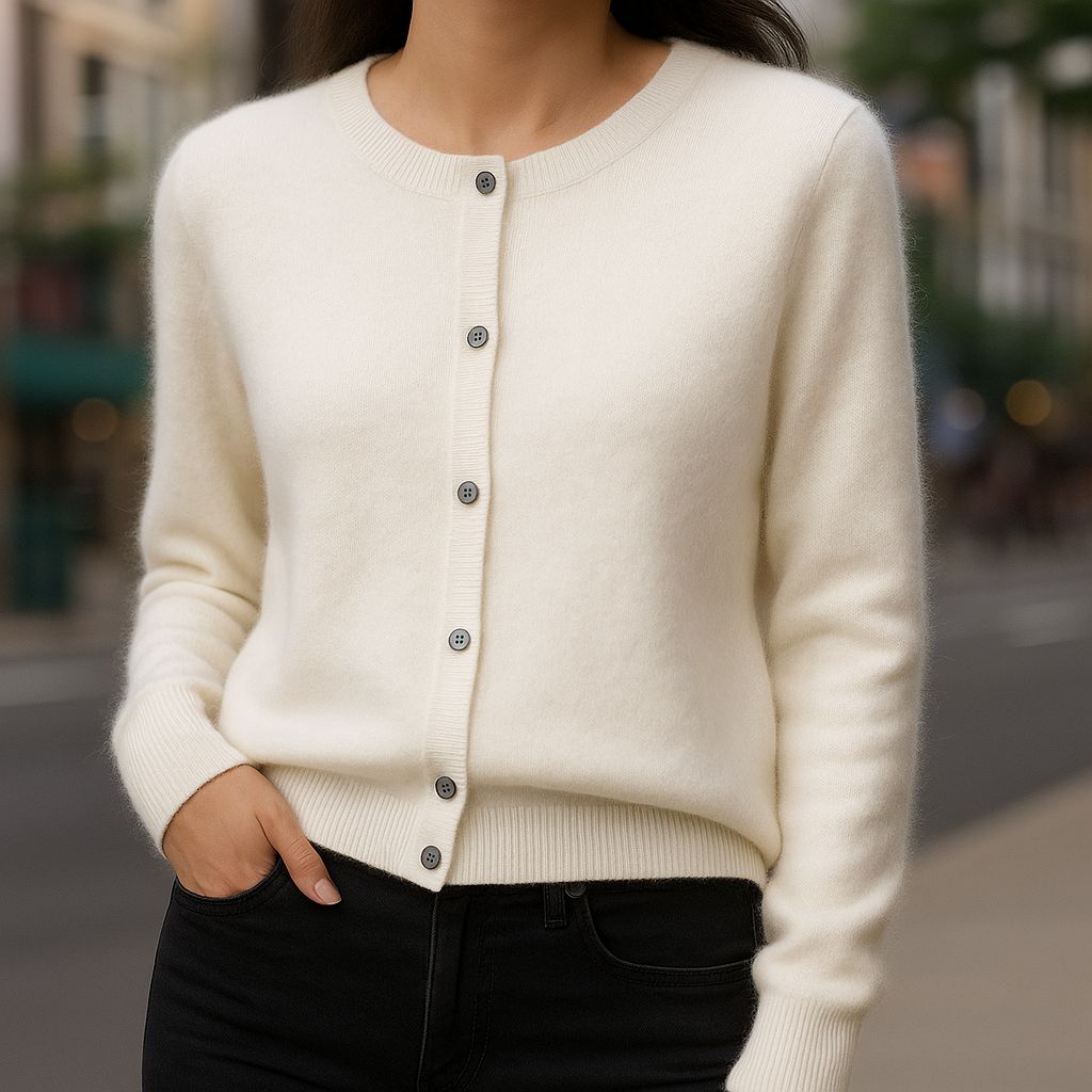 Marcelline | Classic Button-Up Cardigan