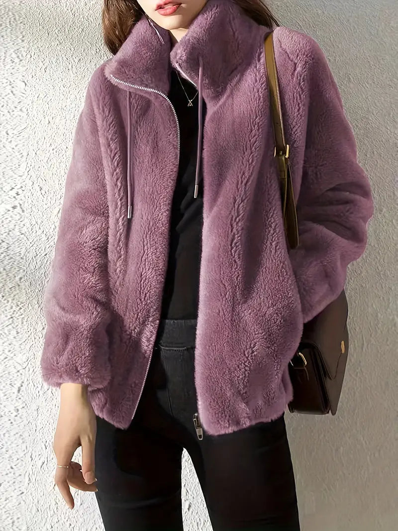 Lenore | Stylish Furry Fleece Jacket