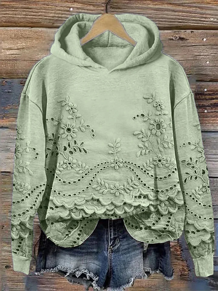 Rowena | Sweater with Lace Details