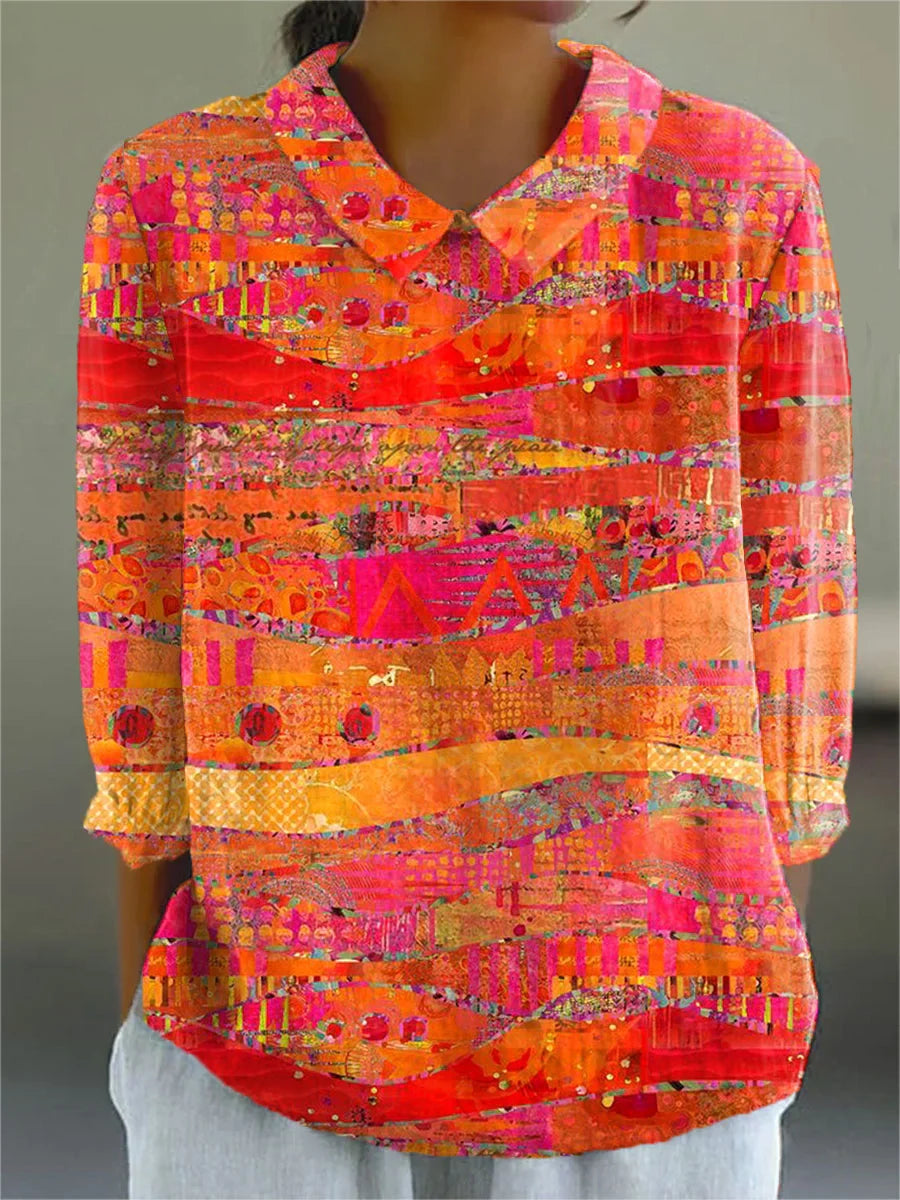 Serenavelle | Vintage Colorful Blouse