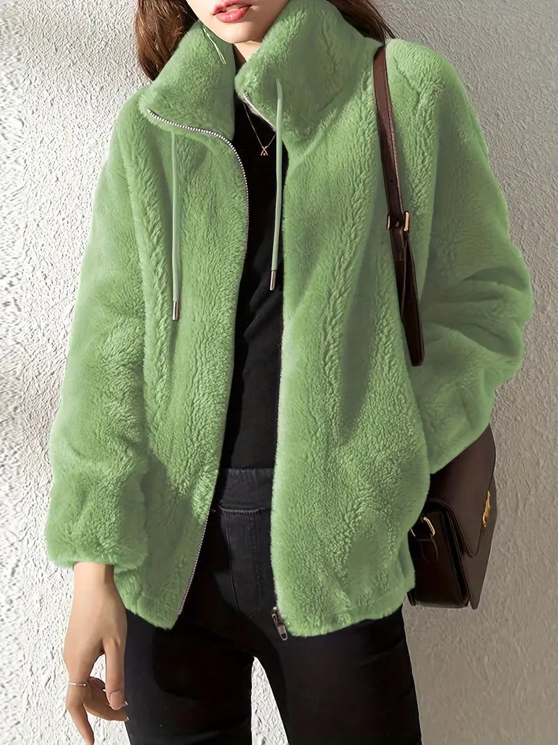 Lenore | Stylish Furry Fleece Jacket